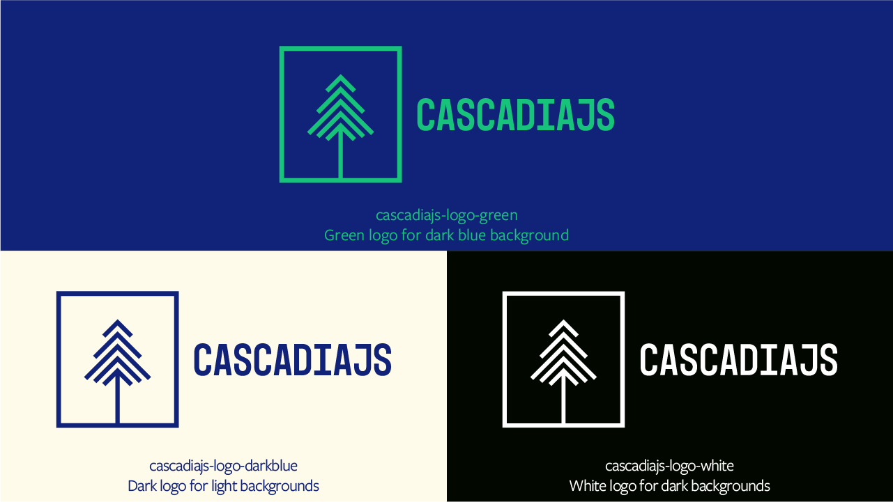 CascadiaJS logos
